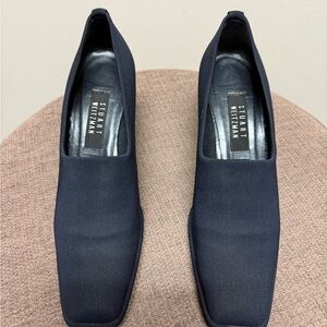 Stuart Weitzman Blue Wedge Heel